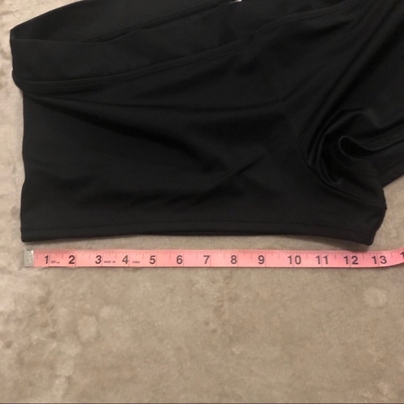 Black Tropical Escape Swim Boyshort, Size 18 - Picture 9 of 12